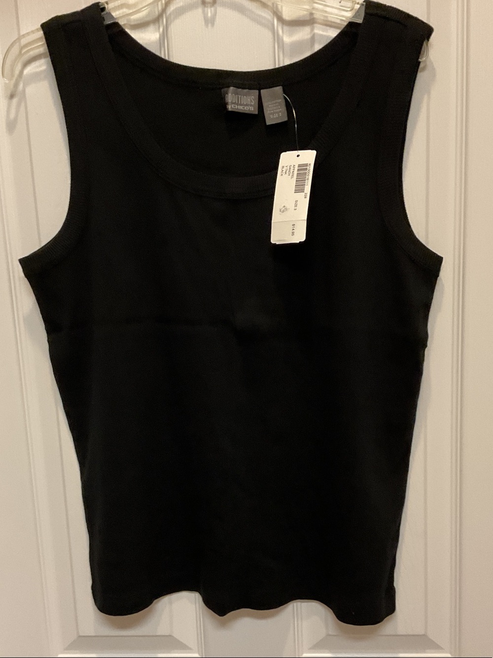Chico's Black Scoop Neck Tank